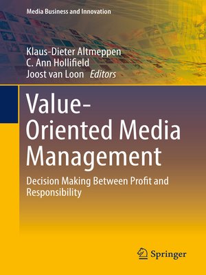 cover image of Value-Oriented Media Management